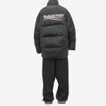 Куртка Balenciaga Political Campaign Puffer, черный - фото 4