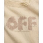 Детский комплект из свитера и брюк крупной вязки, размер 3–18 м Off-White, цвет Off White/Sand - фото 3