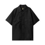 Рубашка Needles Back Sateen Fatigue Shirt, черный - фото