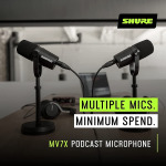 Микрофон для подкастов Shure MV7X Cardioid Dynamic Podcast Microphone - фото 5