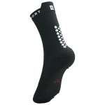 Носки для бега Compressport Pro Racing Socks V4.0 Run High, цвет Safe Yellow/White - фото 3