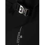 Givenchy Kids блейзер с пряжкой 4G, черный - фото 3