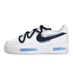 Кроссовки для скейтбординга Air Force 1 женские, низкие, черный/синий Nike - фото 2