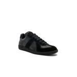 Кроссовки мужские Soft Leather & Velour Replica Sneakers Maison Margiela, черный - фото 2