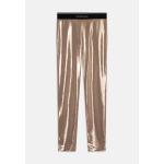 Леггинсы Metallic Coated Calvin Klein Jeans, цвет frosted almond - фото