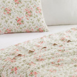 Комплект из трех велюровых одеял Laura Ashley Wisteria в цвете Blush (полное/королевское), цвет Blush - фото 11