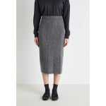 Юбка-карандаш SLFELINA MARIE SKIRT Selected Femme, цвет Mottled Grey - фото