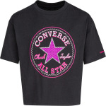 Футболка Converse Star Faux Sequin Boxy Tee, черный - фото