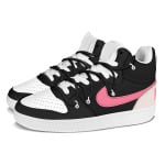 Кроссовки Nike Court Borough Skateboarding Shoes Men Mid-top Pink, черный - фото 3