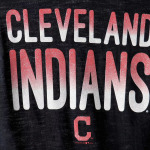 Молодежная футболка New Era для девочек из джерси Cleveland Indians Slub с v-образным вырезом New Era - фото 4