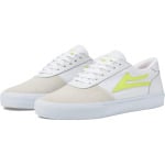 Кроссовки Lakai Manchester, цвет White/Neon Suede - фото