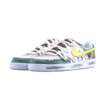 Кроссовки Nike Court Vision 1 Skateboarding Shoes Men Low-top White, зеленый - фото 3