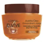 Маска для волос elvive aceite extraordinario jojoba mascarilla nutritiva para pelo seco L'Oréal París, объем 300 мл - фото 4