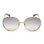 GUCCI Женские солнцезащитные очки, Light gray 006 - фото 11