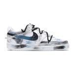 Кроссовки Nike Court Vision 1 Skateboarding Shoes Men Low-top Gray/Blue, серебряный - фото 2