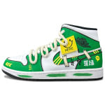 Баскетбольные кроссовки Air 1 Vintage Men Mid-Top White/Green/Yellow Jordan - фото