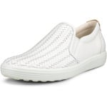 Кроссовки ECCO Soft 7 Woven Slip-On II, белый - фото