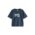 Футболка с принтом HOLOGRAPHIC SHORT SLEEVE ICONIC Paul Smith Junior, синий - фото 4