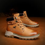 Мужские ботинки Cahhrrn X Martin Boot Men Beige Beck - фото 11