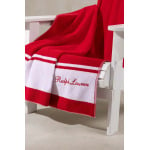 Пляжное полотенце Ralph Lauren Chesson RedWhite 100x170 см, красный - фото 7