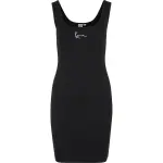 Платье-рубашка Karl Kani " Karl Kani Women's KW-DS011-001-01 Small Signature Rib Dress" (1 шт.), черный - фото