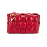 Сумка кросс-боди Bottega Veneta Padded Cassette, цвет Dark Red & Gold - фото 3