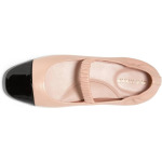 Туфли на плоской подошве Cole Haan Yvette Ballet Flats, цвет Porcelain Leather/Black Patent Leather - фото 2