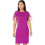 Платье DKNY Sleeveless Combo Cape Dress, цвет Magnolia - фото 4