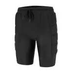 Вратарские брюки Reusch "Compression Short Soft Padded" с мягкими вставками, черный - фото 2