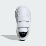 Детская обувь Advantage Adidas, цвет Cloud White/Cloud White/Green - фото 2