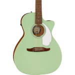 Акустически-электрическая гитара Fender California Newporter Player Surf Green - фото 3