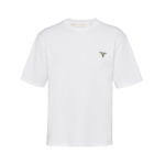 Prada triangle-logo cotton T-shirt, белый - фото