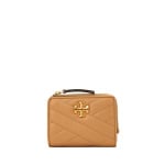 Женский кожаный кошелек Kira Tory Burch, желтый - фото