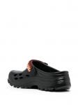 Lanvin клоги Mok с узором в елочку из коллаборации с Suicoke, черный - фото 3