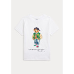 Футболка POLO BEAR COTTON JERSEY T-SHIRT Ralph Lauren, кремовый - фото