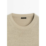 Джемпер CREW NECK Massimo Dutti, бежевый - фото 6