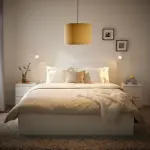 Абажур, темно-желтый бархат MOLNSKIKT IKEA - фото 2