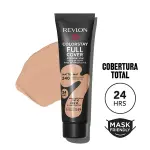 Матовая основа под макияж с полным покрытием Colorstay Full Cover Foundation Revlon, цвет medium beige - фото