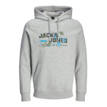 Толстовка Jack & Jones JCOOUTDOOR LOGO, серый - фото