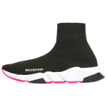 Кеды Balenciaga Speed Lifestyle Women, черный/белый/розовый - фото