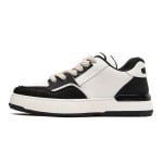 Кроссовки SMILEY Skateboarding Shoes Men Low-top White/Black, белый/черный - фото