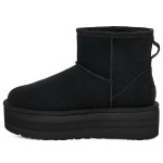 Кроссовки классические мини платформа Ugg, черный - фото