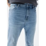 Джинсы узкого кроя Carrot PULL&BEAR, цвет stone blue denim - фото 4