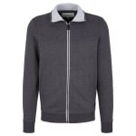 Толстовка Tom Tailor Cutline Sweat Jacket, серый - фото 3