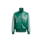 Куртка Adidas Firebird Adicolor Three Stripes из синтетической ткани свободного покроя, студенческая, зеленая Adidas Originals, зеленый - фото