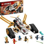 Пластиковый конструктор Конструктор ninjago legacy ultra sonic warrior 71739 включающий мотоцикл самолет и коллекционные минифигурки (725 деталей) Lego - фото