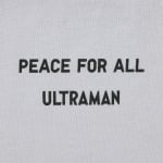 Футболка с принтом PEACE FOR ALL (Ultraman) UNIQLO, светло-серый - фото 6