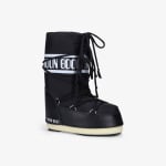 Фирменные зимние ботинки Icon Junior из нейлона 3-7 лет Moon Boot, черный - фото 3