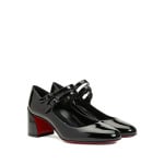 Кожаные туфли Miss Jane на высоких каблуках Christian Louboutin, черный - фото 2