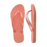 Резиновые шлепанцы тонкой модели Havaianas, розовый - фото 4